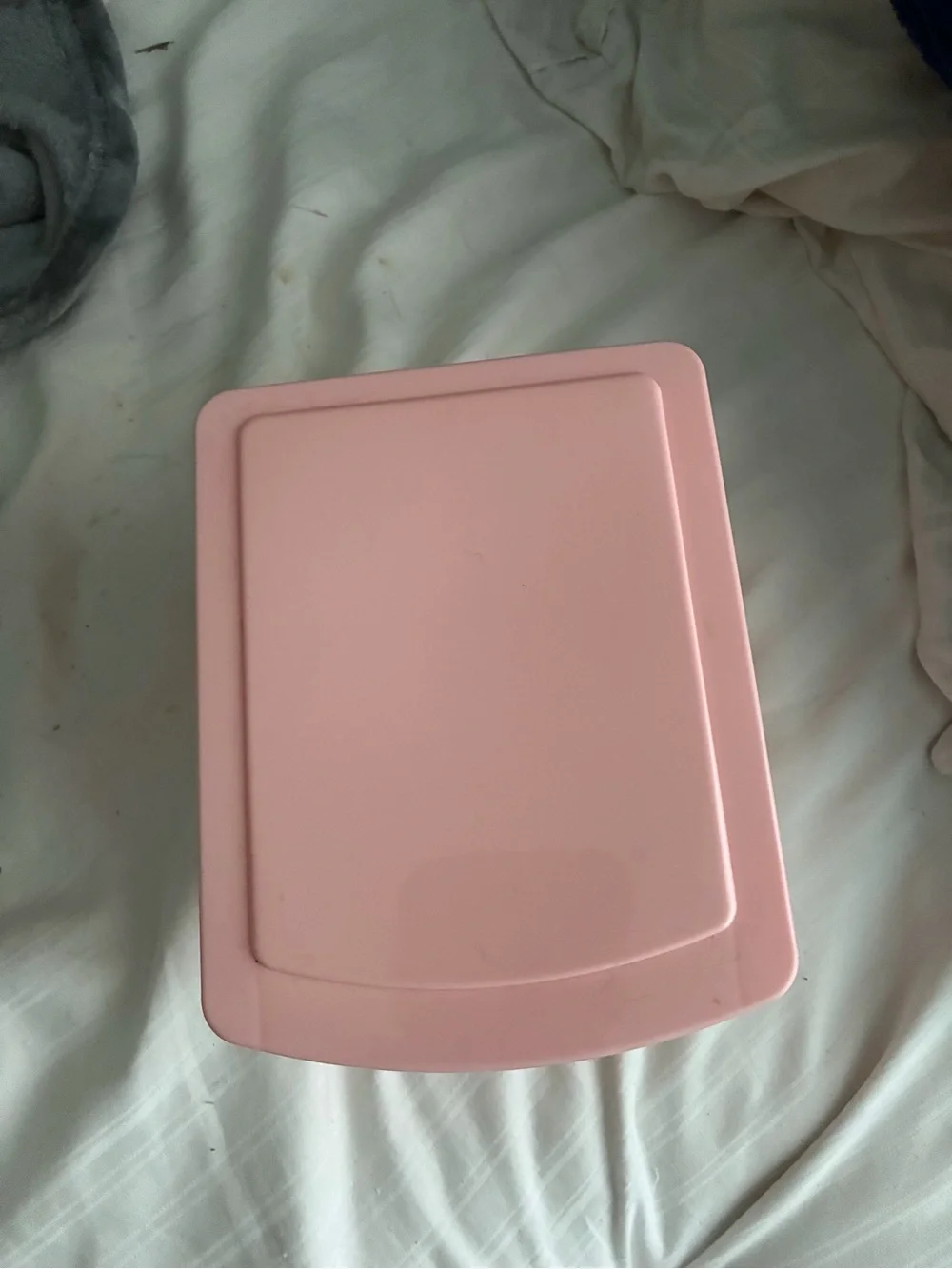 Pink Plastic 3-Drawer Mini Organizer